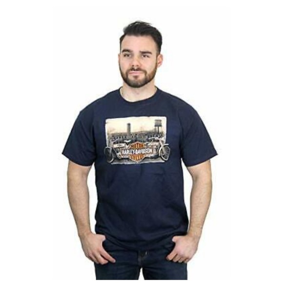 Harley Davidson Montreal QC vintage t-shit size L - Picture 10 of 10